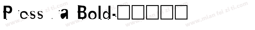 Pressura Bold字体转换